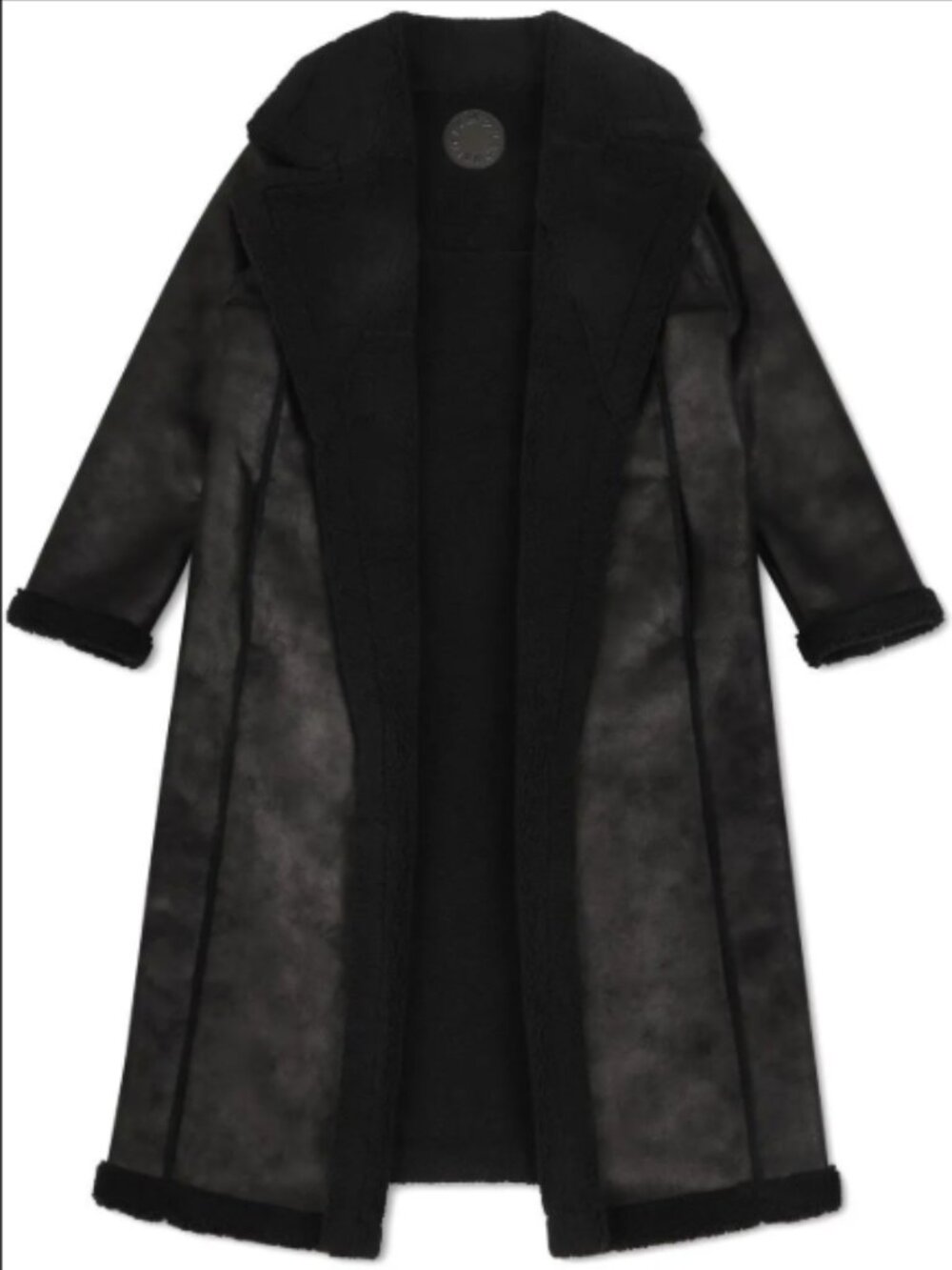 Simon Miller Jetz Faux Shearling Mid Length Coat